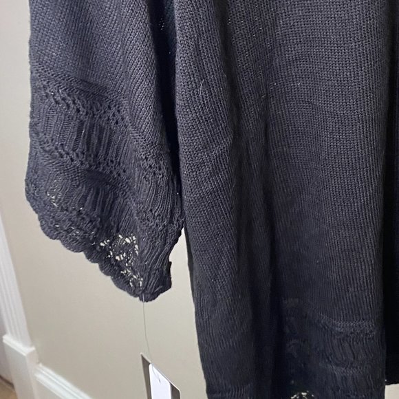 NWT Signature by Robbie Bee Macy's Knit Detail Short Sleeve Cardigan - Picture 9 of 10